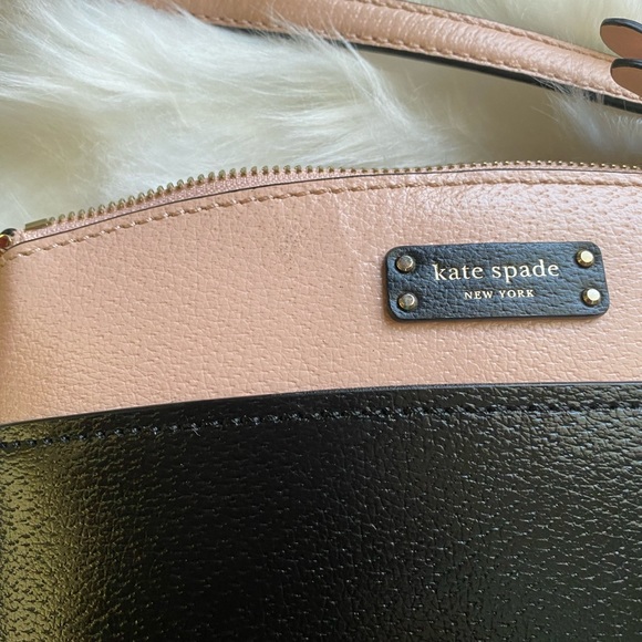 EUC Kate spade Jeanne color block crossbody pink/black - Picture 13 of 16